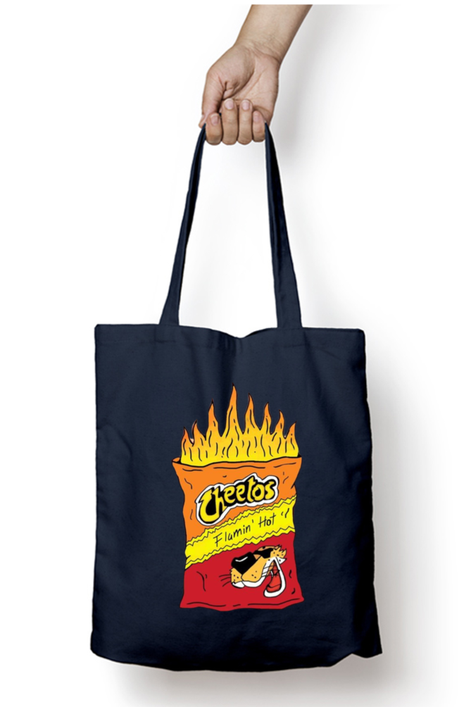 Skrone Cheetos Zipper Tote Bag