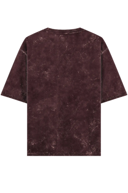 Skrone Acid Wash Dead Serious-Love Edition Tee (Oversized Fit)