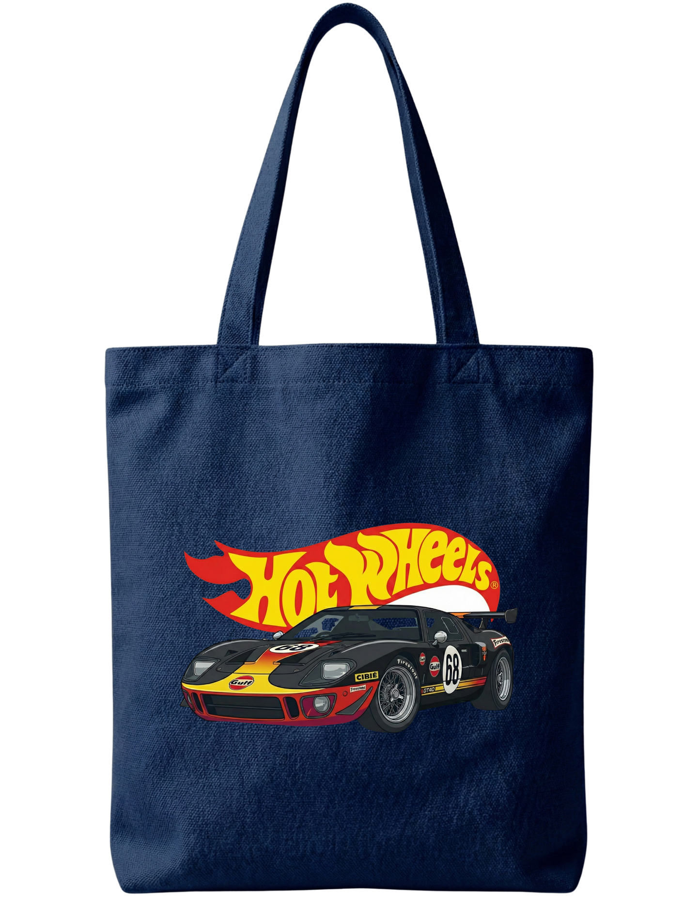 Skrone Hot Wheels Zipper Tote Bag