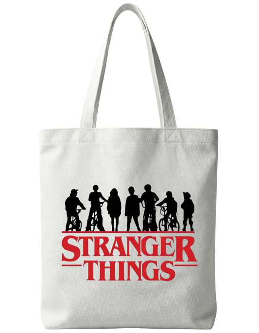 Skrone x Stranger Things Zipper Tote Bag