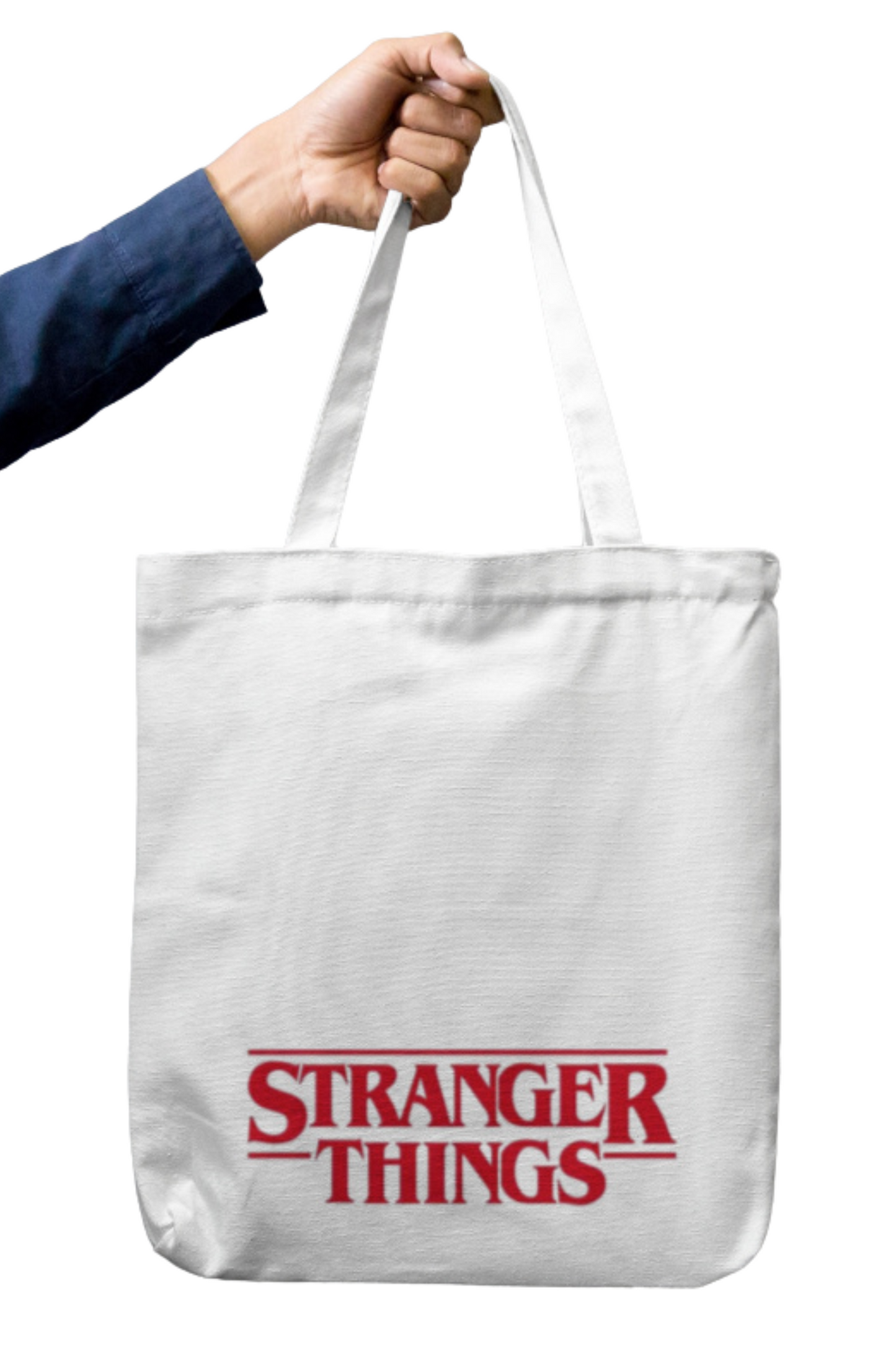 Skrone x Stranger Things Zipper Tote Bag