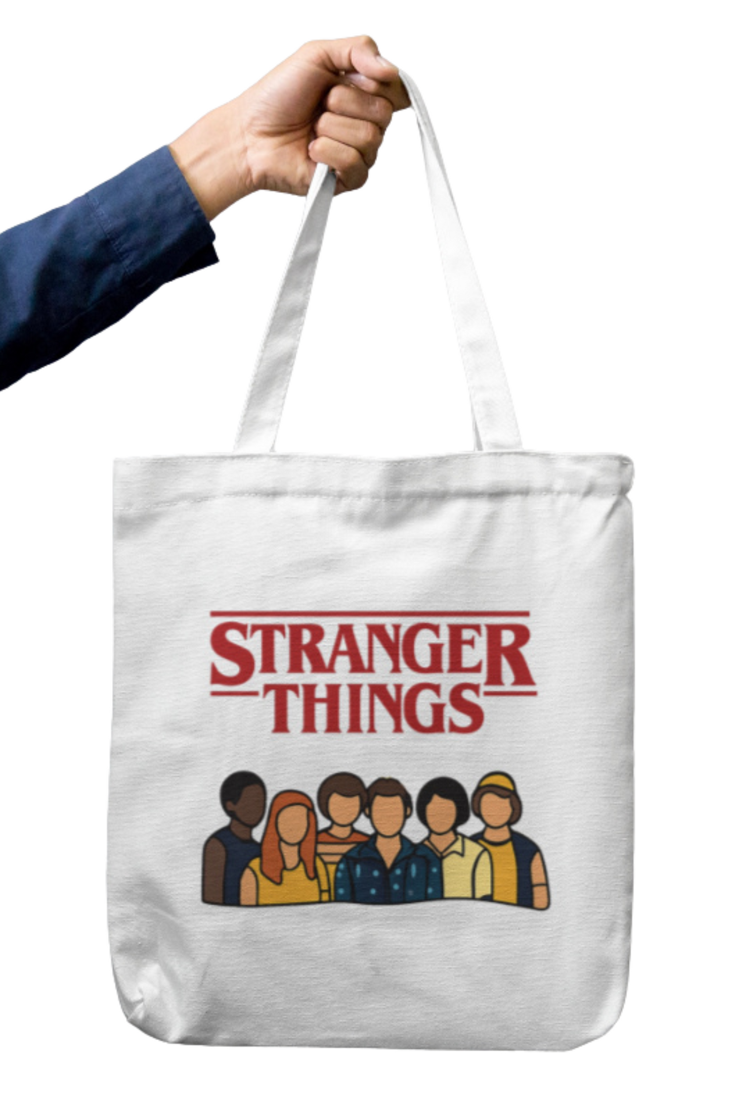 Skrone x Stranger Things Zipper Tote Bag