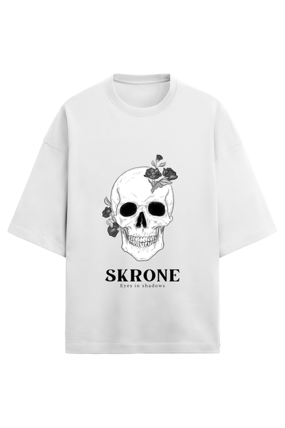 Skrone Eyes in Shadows Skull Tee (Oversized Fit)