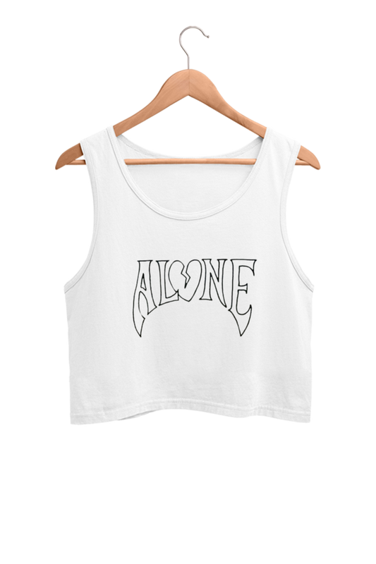 Skrone Alone Heartbreak Crop Tank