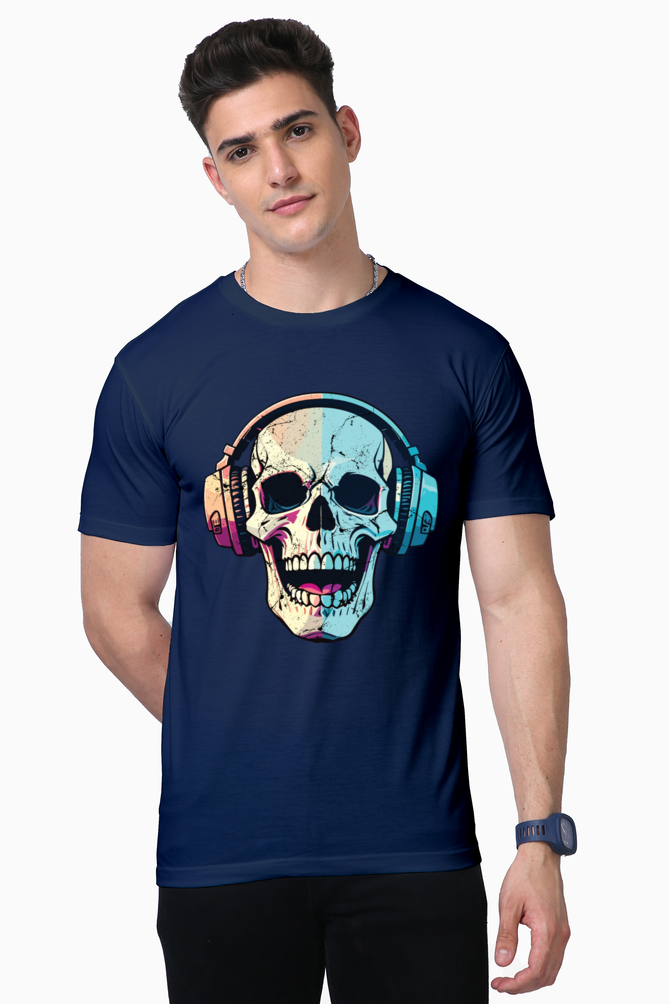 Skrone Skull Beats Graphic Tee