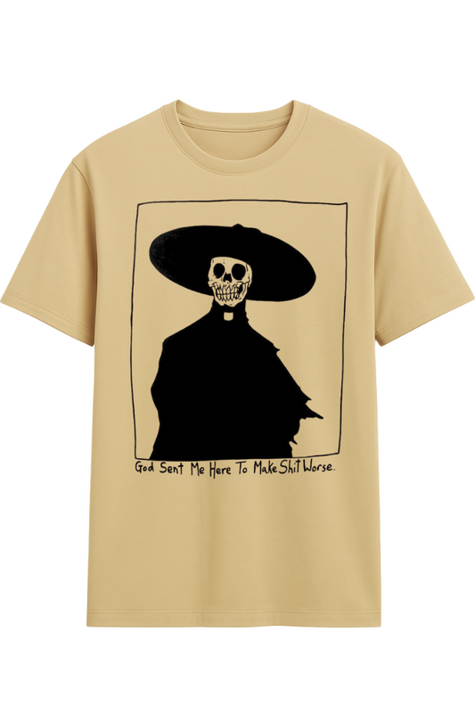 Skrone “Make Sh*t Worse” Tee (Supima Fit)