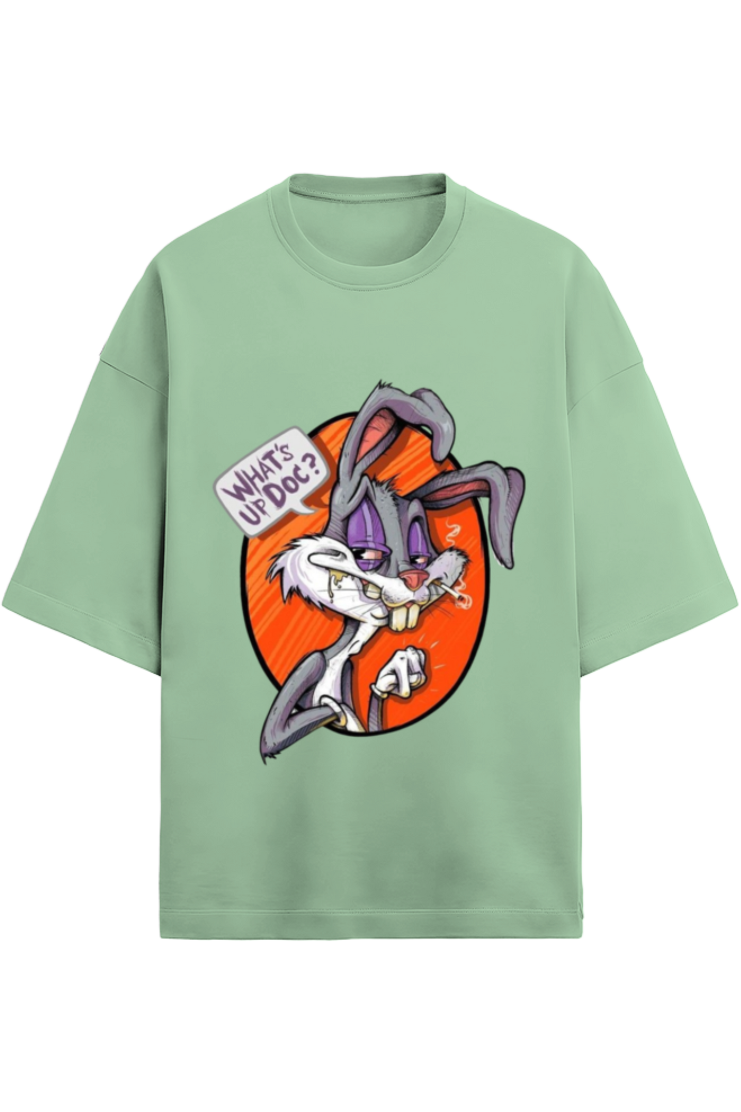 Skrone - Bugs Bunny What's Up Doc Tee (Oversized Fit)