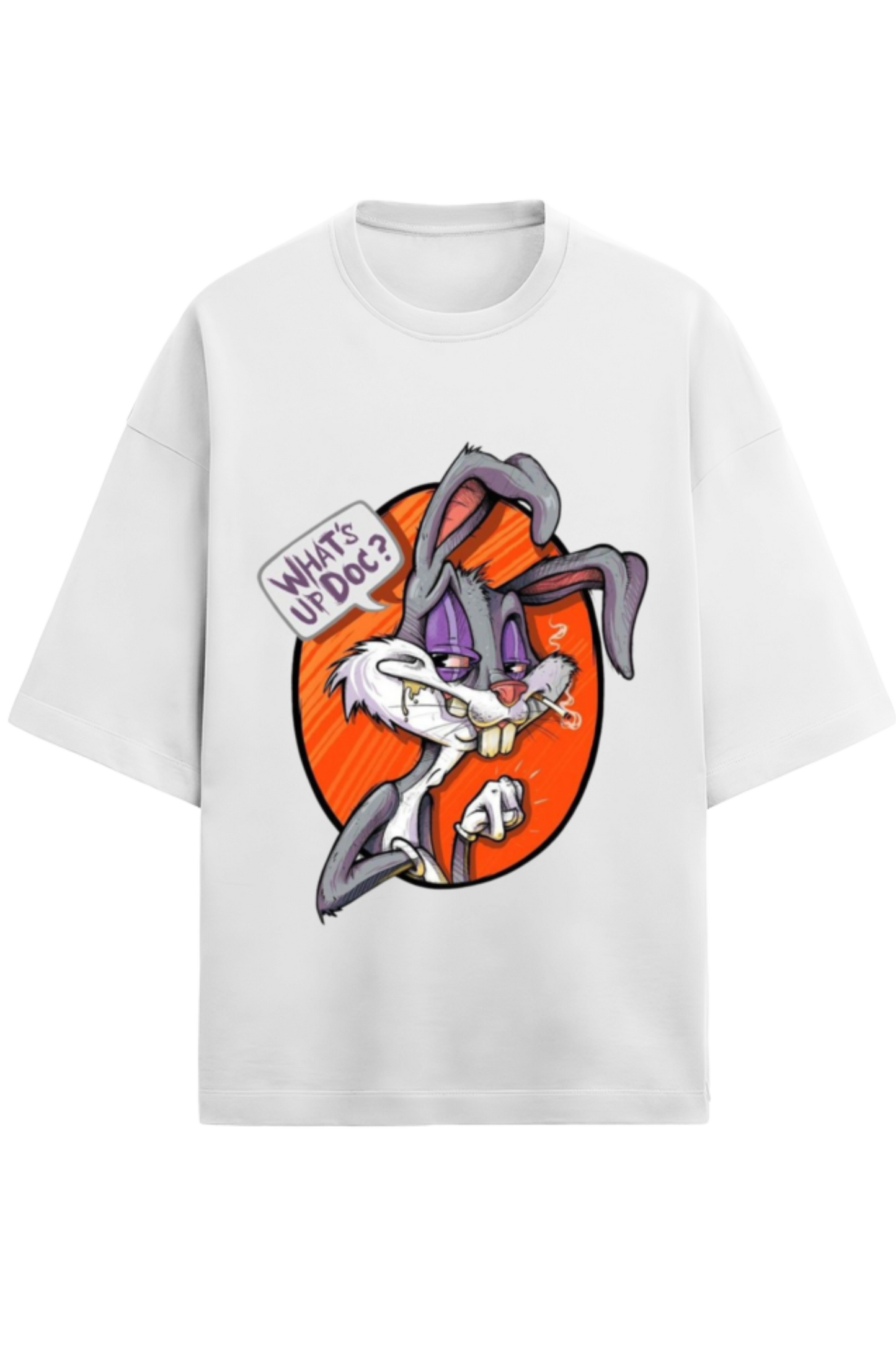 Skrone - Bugs Bunny What's Up Doc Tee (Oversized Fit)