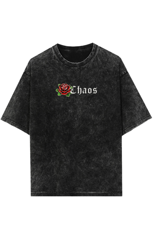 Skrone Acid Wash Chaos Tee (Oversized Fit)