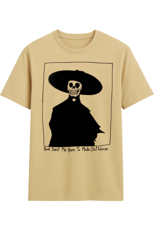 Skrone “Make Sh*t Worse” Tee (Supima Fit)