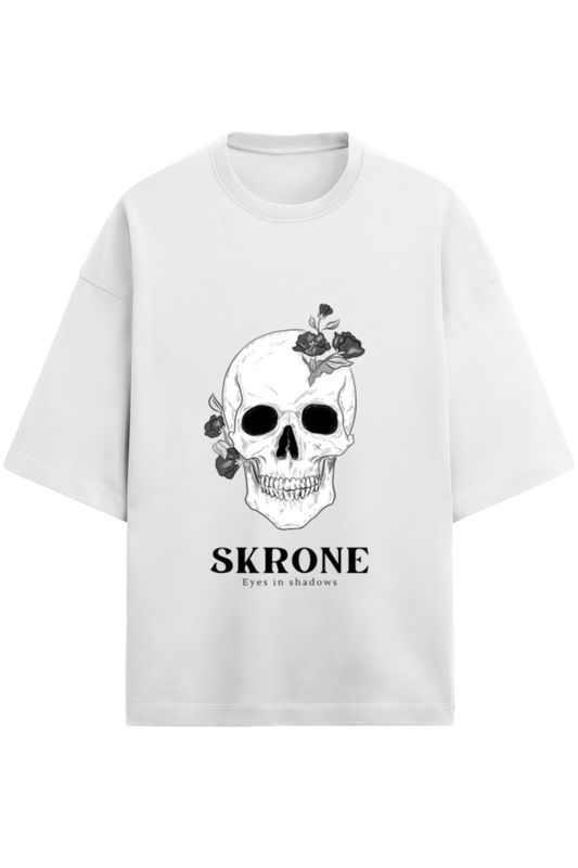 Skrone Eyes in Shadows Skull Tee (Oversized Fit)