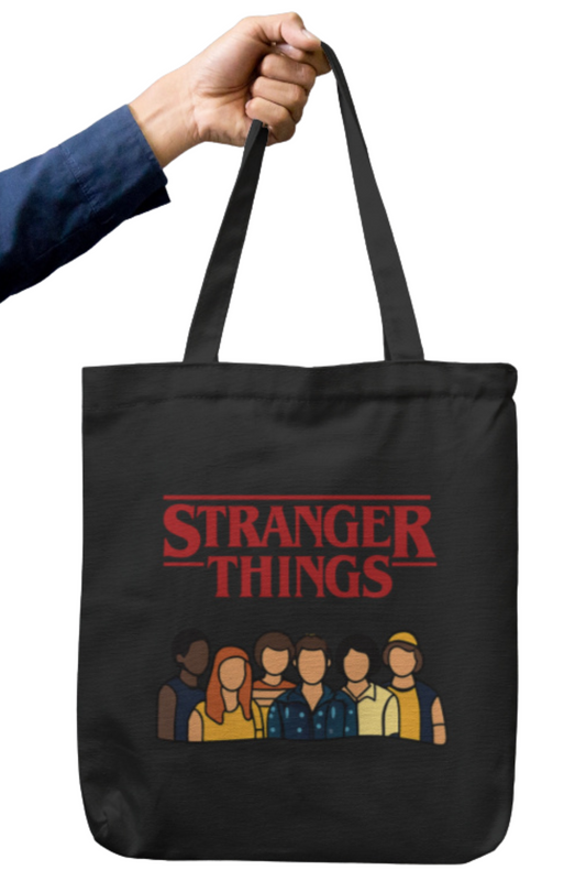 Skrone x Stranger Things Zipper Tote Bag