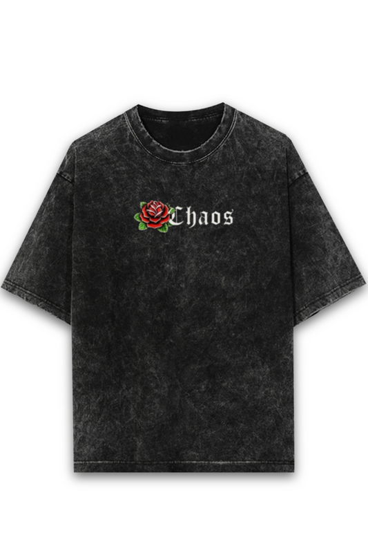 Skrone Acid Wash Chaos Tee (Oversized Fit)