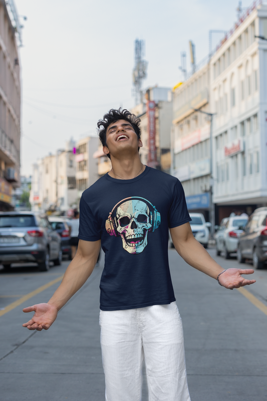 Skrone Skull Beats Graphic Tee