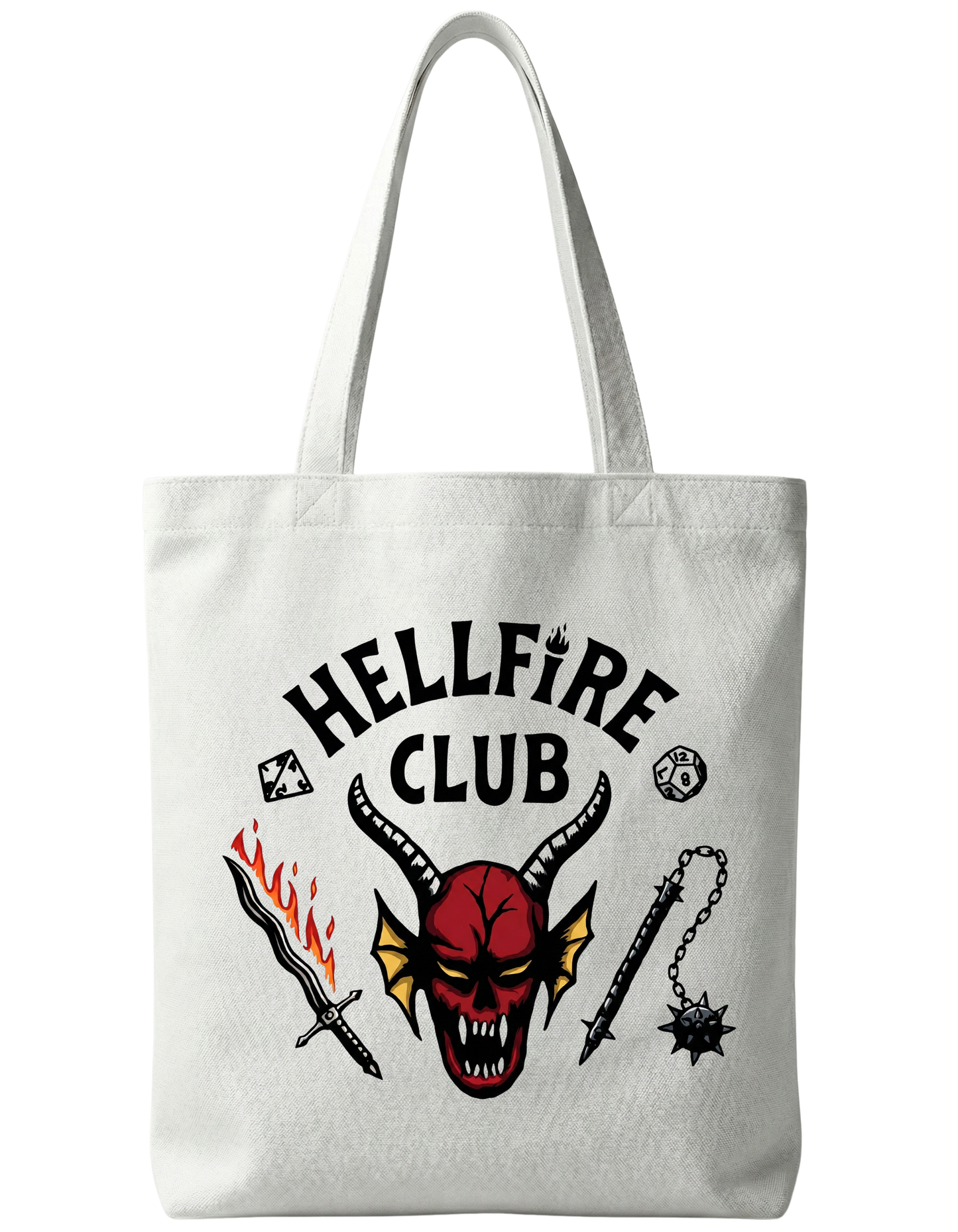 Skrone Hellfire Club Zipper Tote Bag