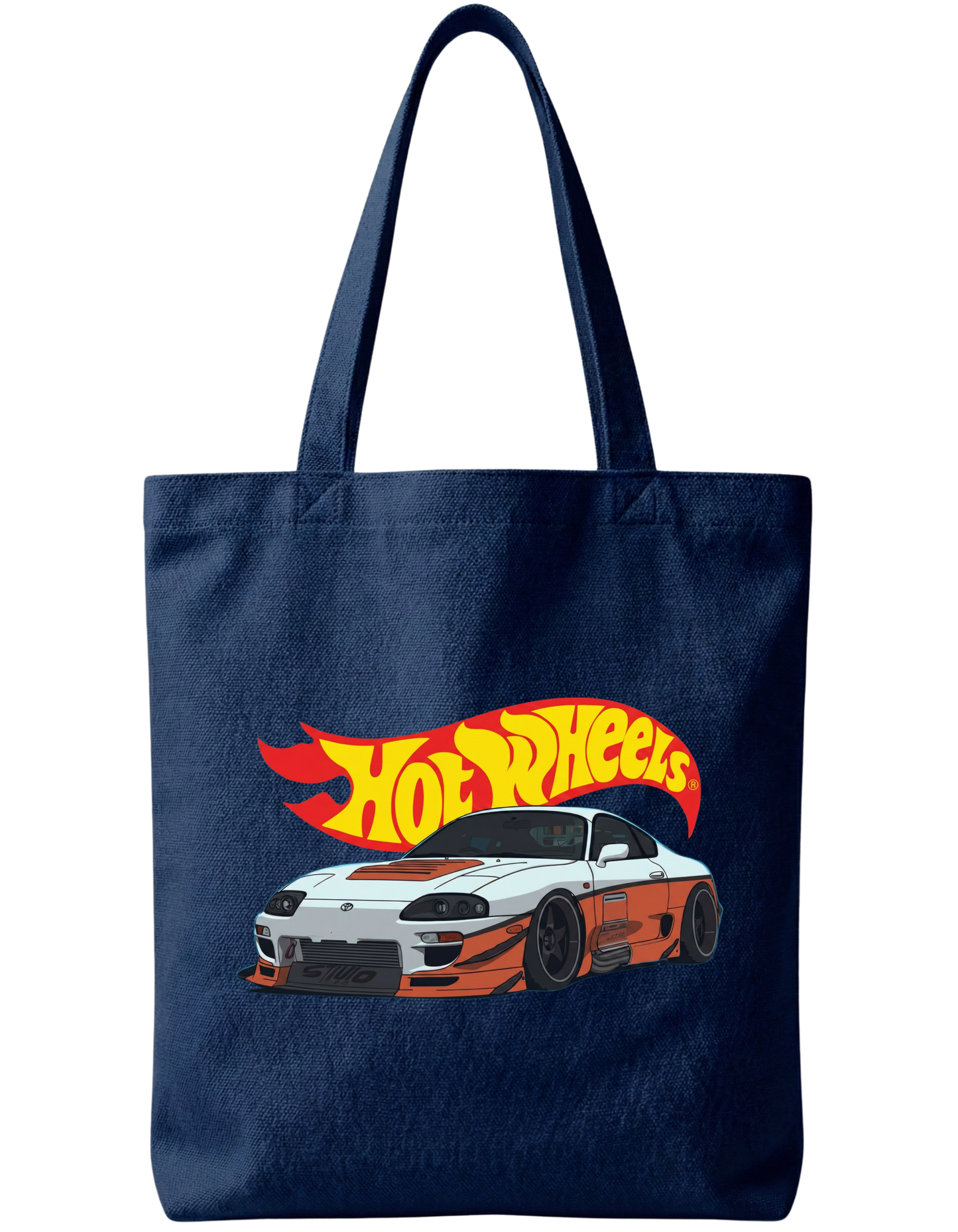 Skrone Hot Wheels Zipper Tote Bag