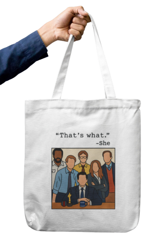 Skrone x The Office Zipper Tote Bag