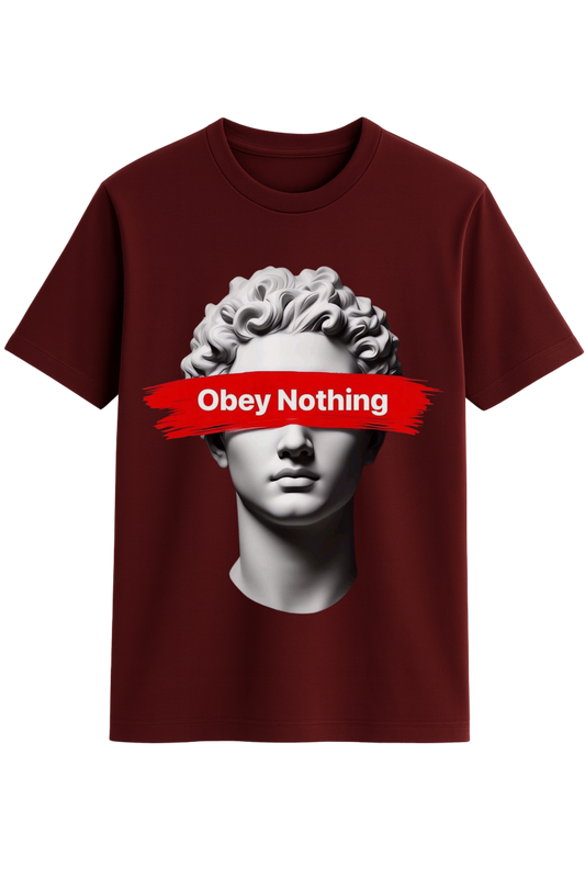 Skrone Obey Nothing Tee (Supima Fit)